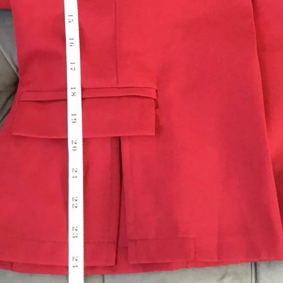 Two-piece Set Jacket and Skirt Red Sz 14  US women Plus - Picture 9 of 12